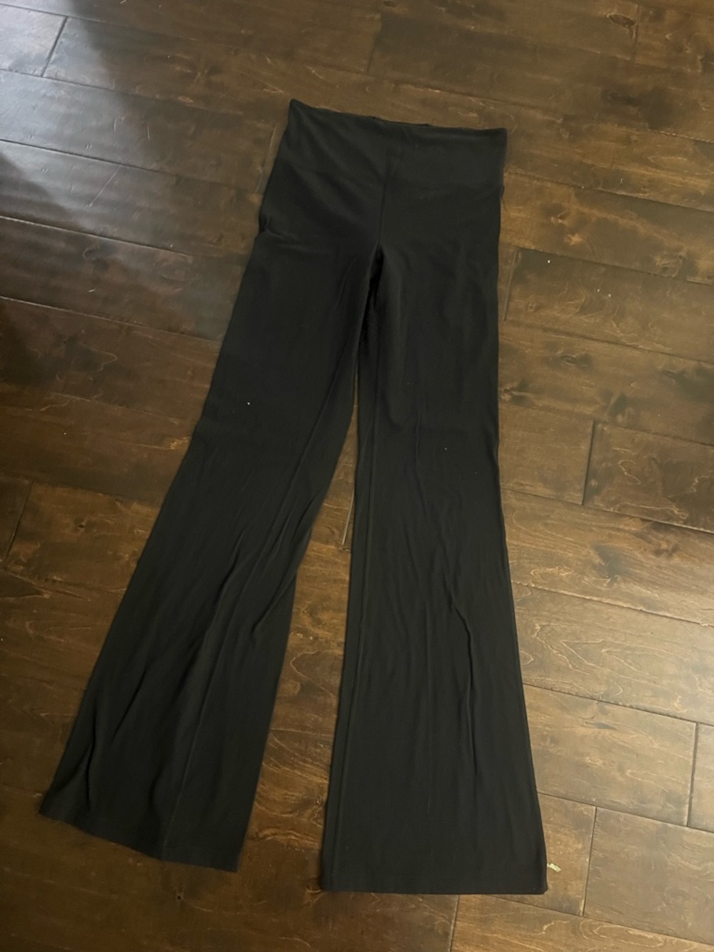 Athleta Black Wide-Leg High-Rise Lounge Pants